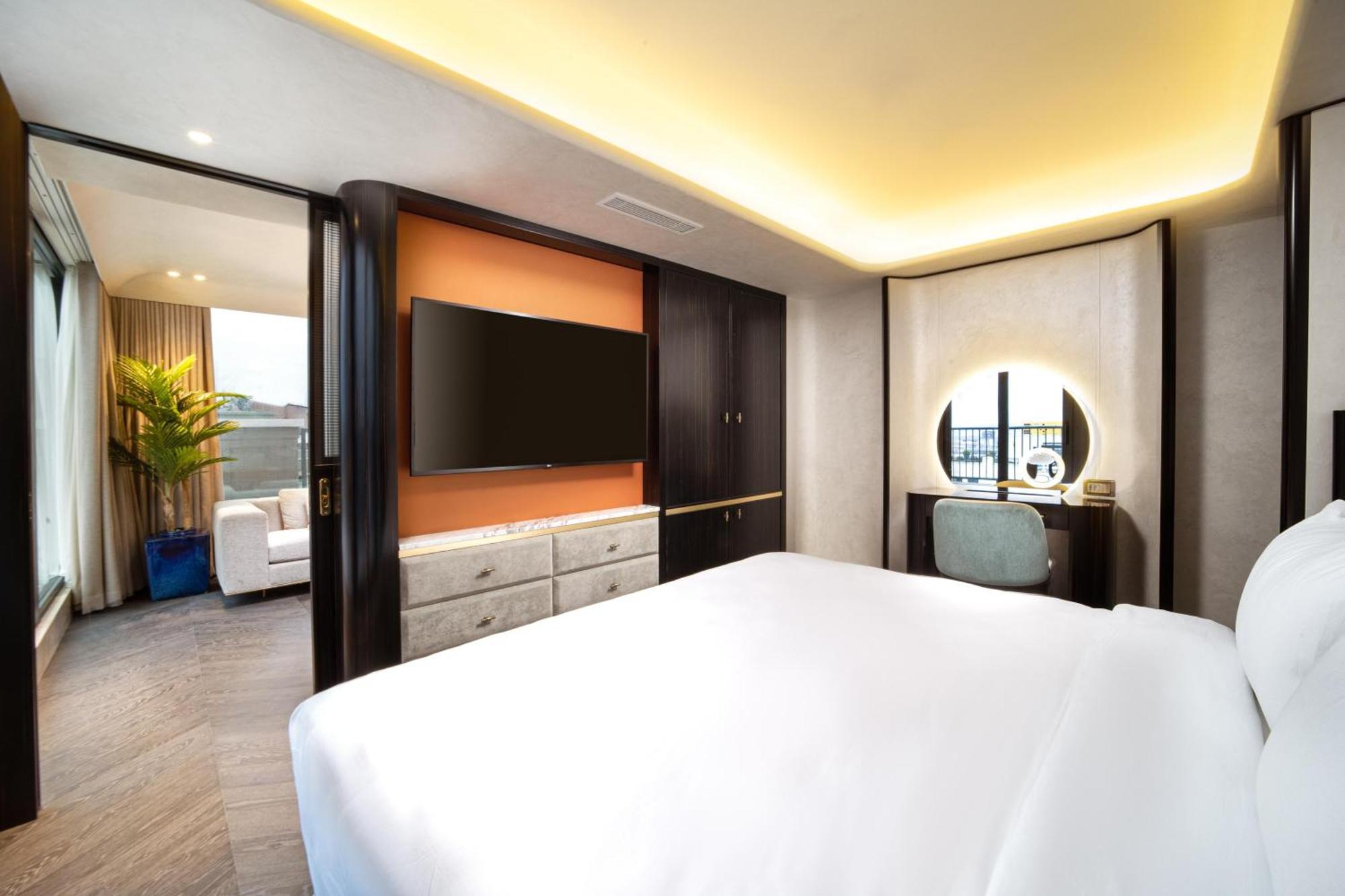 Bentley Hotel Bosphorus - Special Class Istambul Exterior foto A bedroom at the hotel